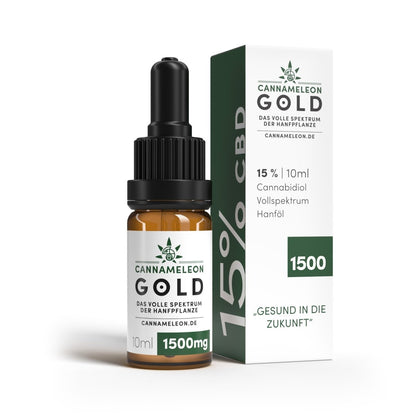 Gold CBD Öl 15% Vollspektrum