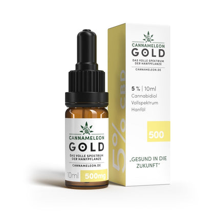 Gold CBD Öl 5% Vollspektrum