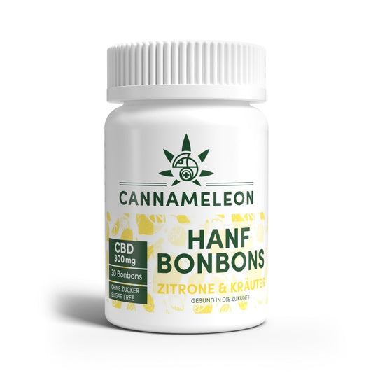 Hanf Bonbons - Zitrone und Kräuter
