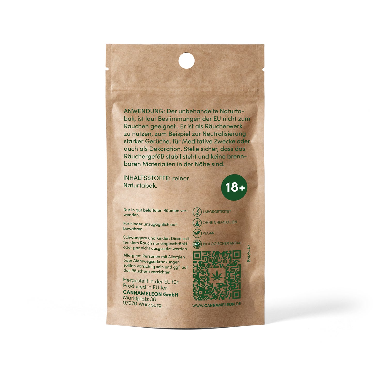 Naturtabak 12,5g – Räucherwerk aus reiner Natur